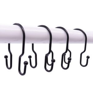 double Shower curtain hook